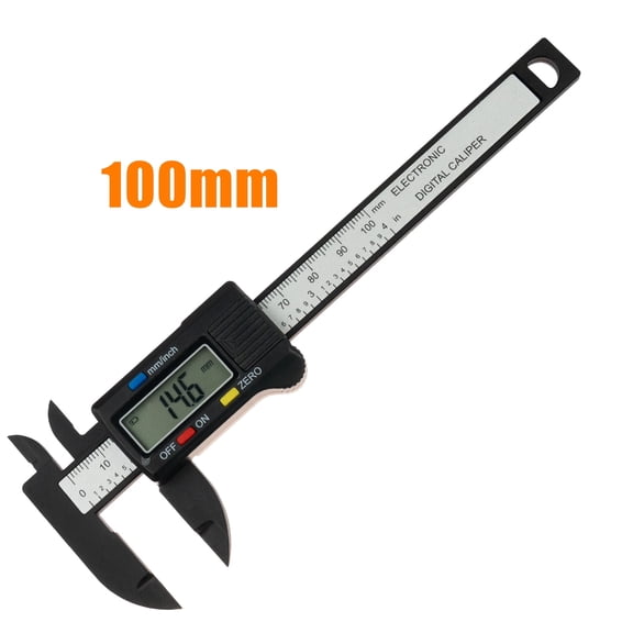 Digital Caliper, 0-4 Inches Caliper with Large LCD Screen, Auto - Off Feature, Inch and Millimeter Conversion Measuring Tool, Perfect for Household/DIY Measurment