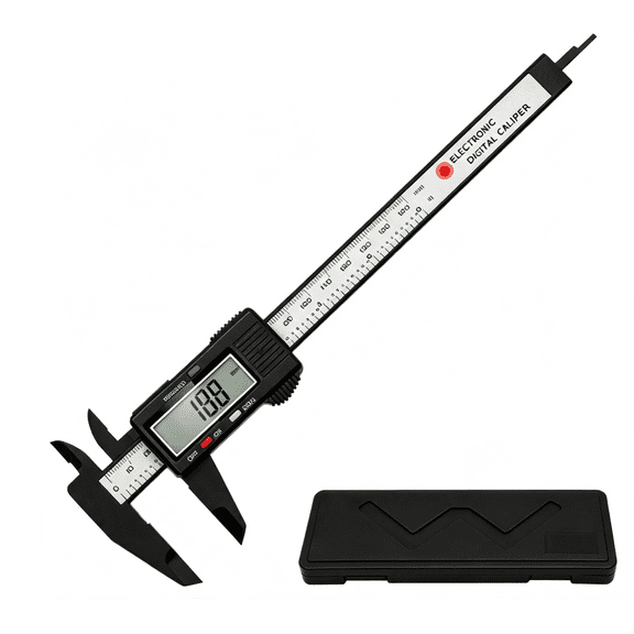 Digital Caliper 0‑6 inch, Electronic Measuring Tool with Large LCD Screen, Auto‑Off Function, Inch & Millimeter Conversion for Household DIY Measurement