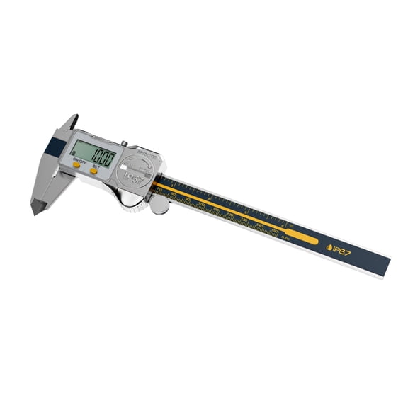 Digital Caliper, 150mm 6Inch Measuring Tool with Metal Body Easy Switching from Inches Mm Fraction