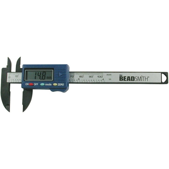 The Beadsmith Caliper, 4 inch/100mm, LCD display