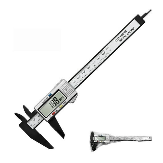 Digital Caliper 6 Inch Electronic Vernier Caliper 0-150mm Calliper Micrometer Digital Ruler Measuring Tool 0.1mm ,Easy to Operate