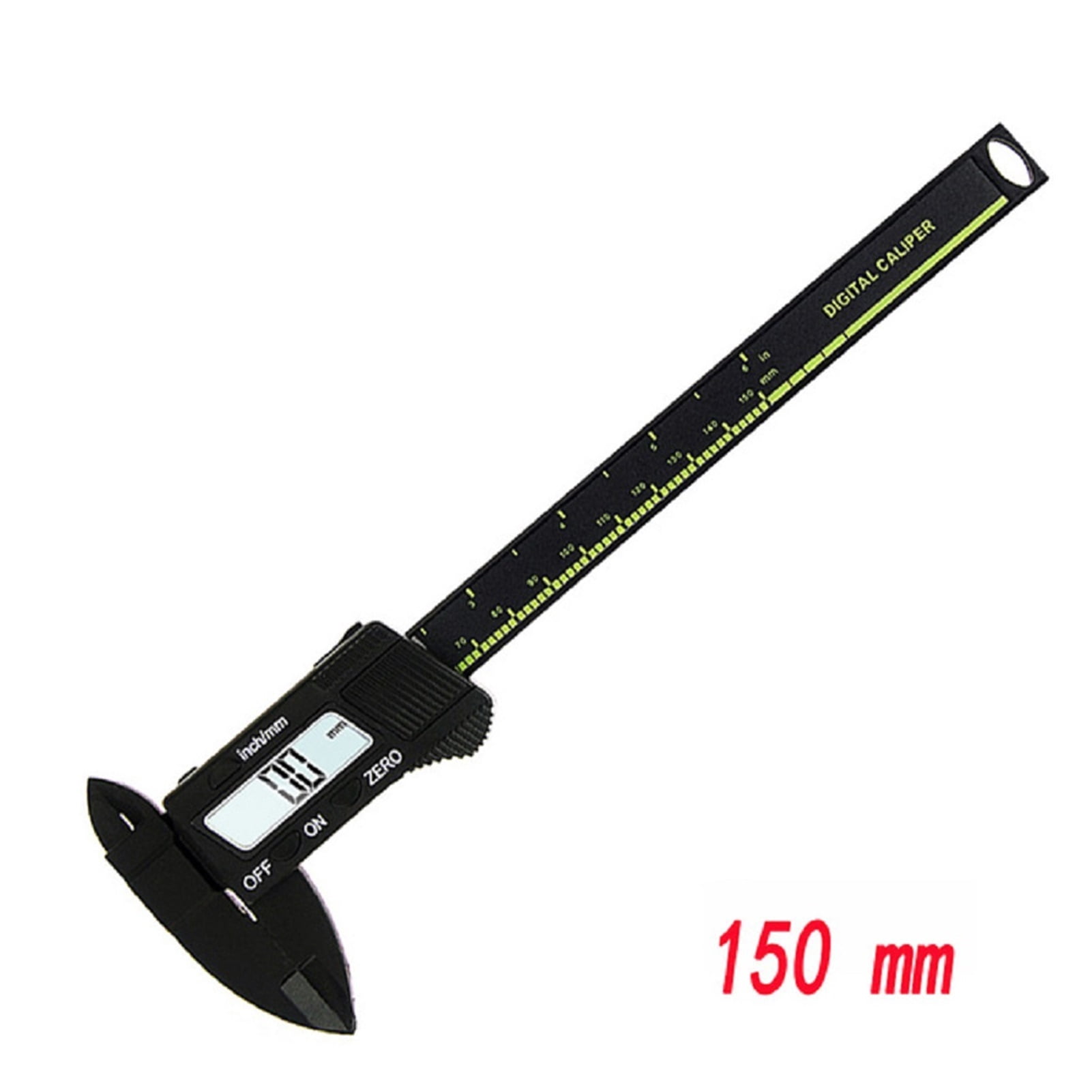 Digital Caliper 6 inch Electronic Vernier Caliper 100mm Calliper Micrometer Digital Ruler Measuring Tool 150mm 0.1mm ,Easy to Operate