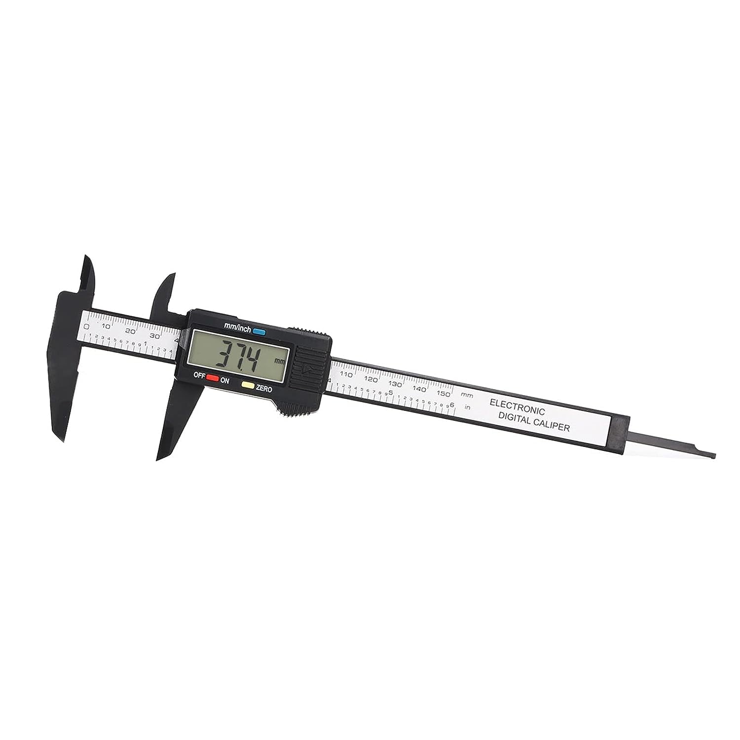 Vernier Caliper, Dual Scale ABS Digital Caliper 0‑150mm Easy Operation