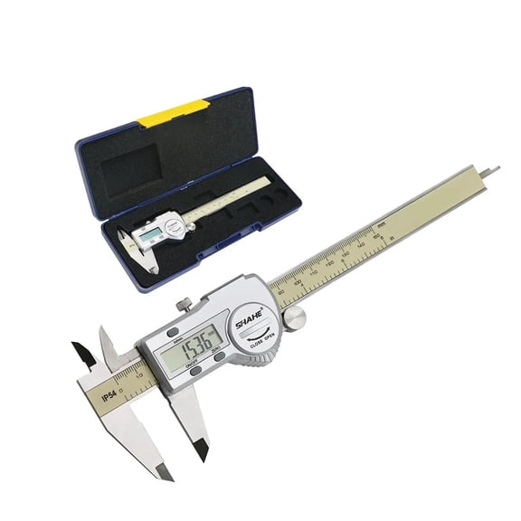 Digital Caliper,Calipers 0-150 mm Vernier Caliper Micrometer Gauge IP54 Digital Vernier Caliper Measuring Tool 0.01 Digital Caliper