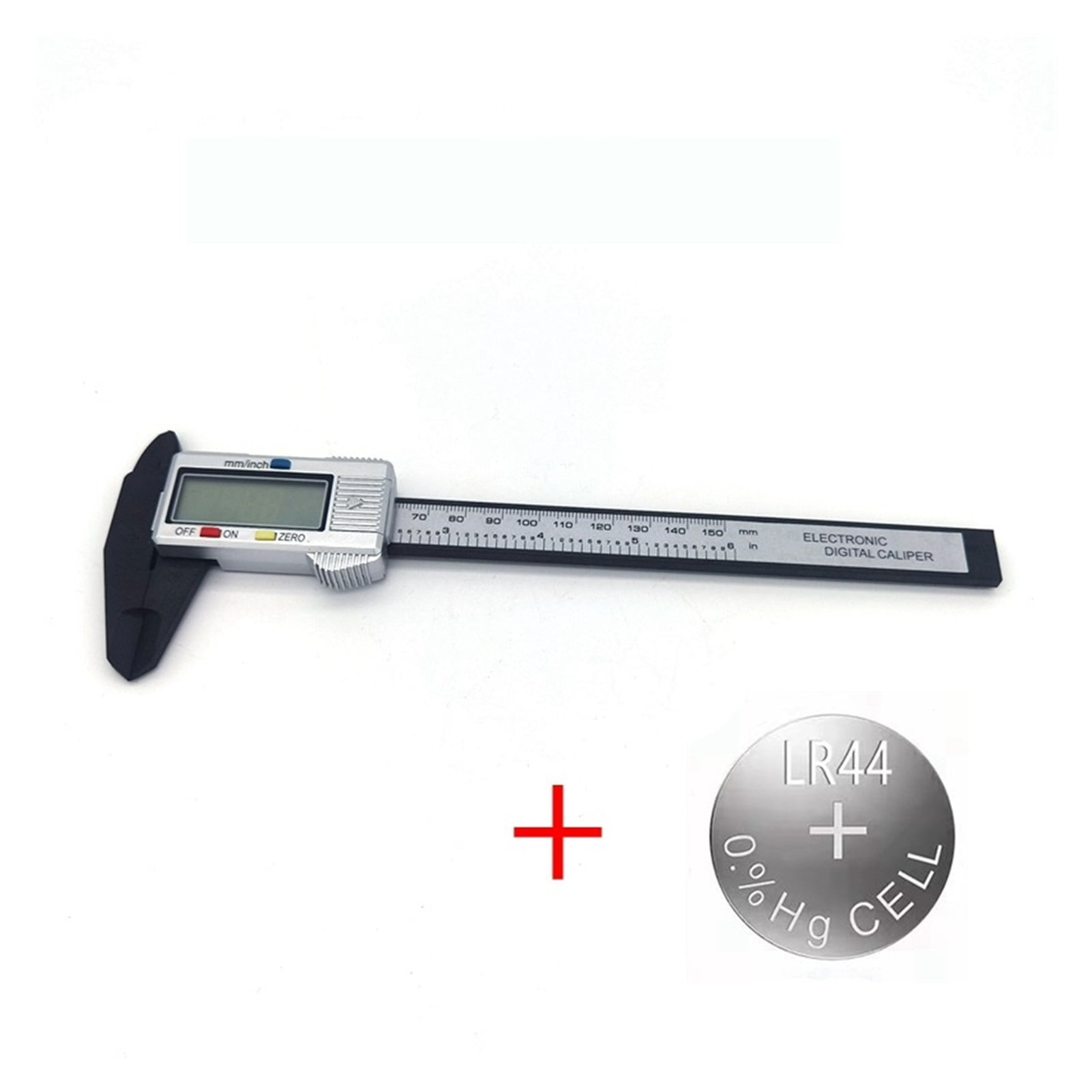 Digital Caliper Electronic Carbon Fibre Vernier Calipers 150mm/100mm Plastic Gauge Micrometer Ruler Measuring Tools Instrument ,Easy to Operate