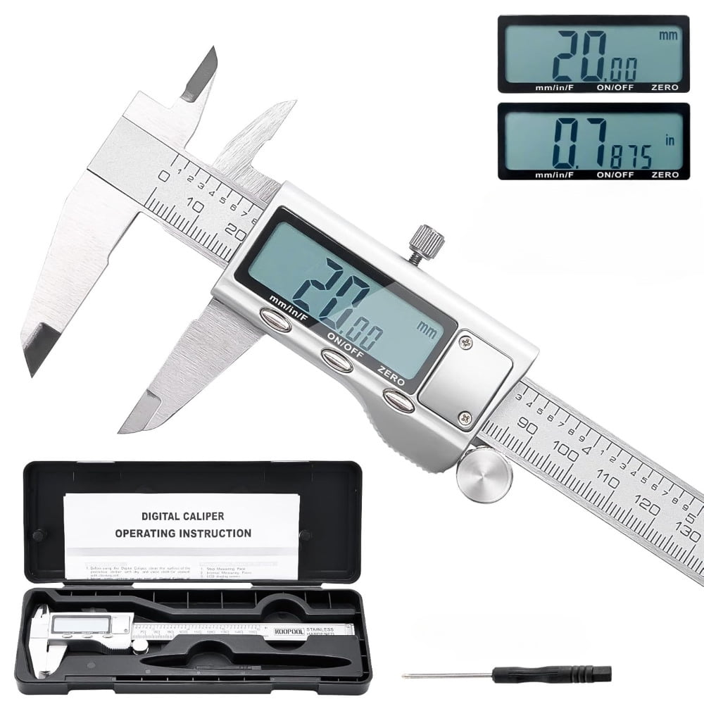 Digital Caliper Featuring a Large LCD Display, Automatic Shut-Off, And ...