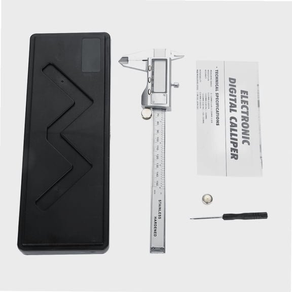 Digital Caliper Measuring Tool,0-150mm High Accuracy Metal LCD Digital Vernier Caliper Micrometer Gauge Measuring Tool for DIY/Household