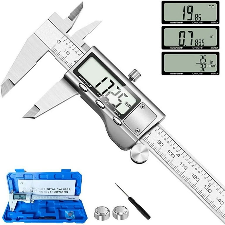 Digital Caliper Measuring Tool Stainless Steel Vernier Caliper