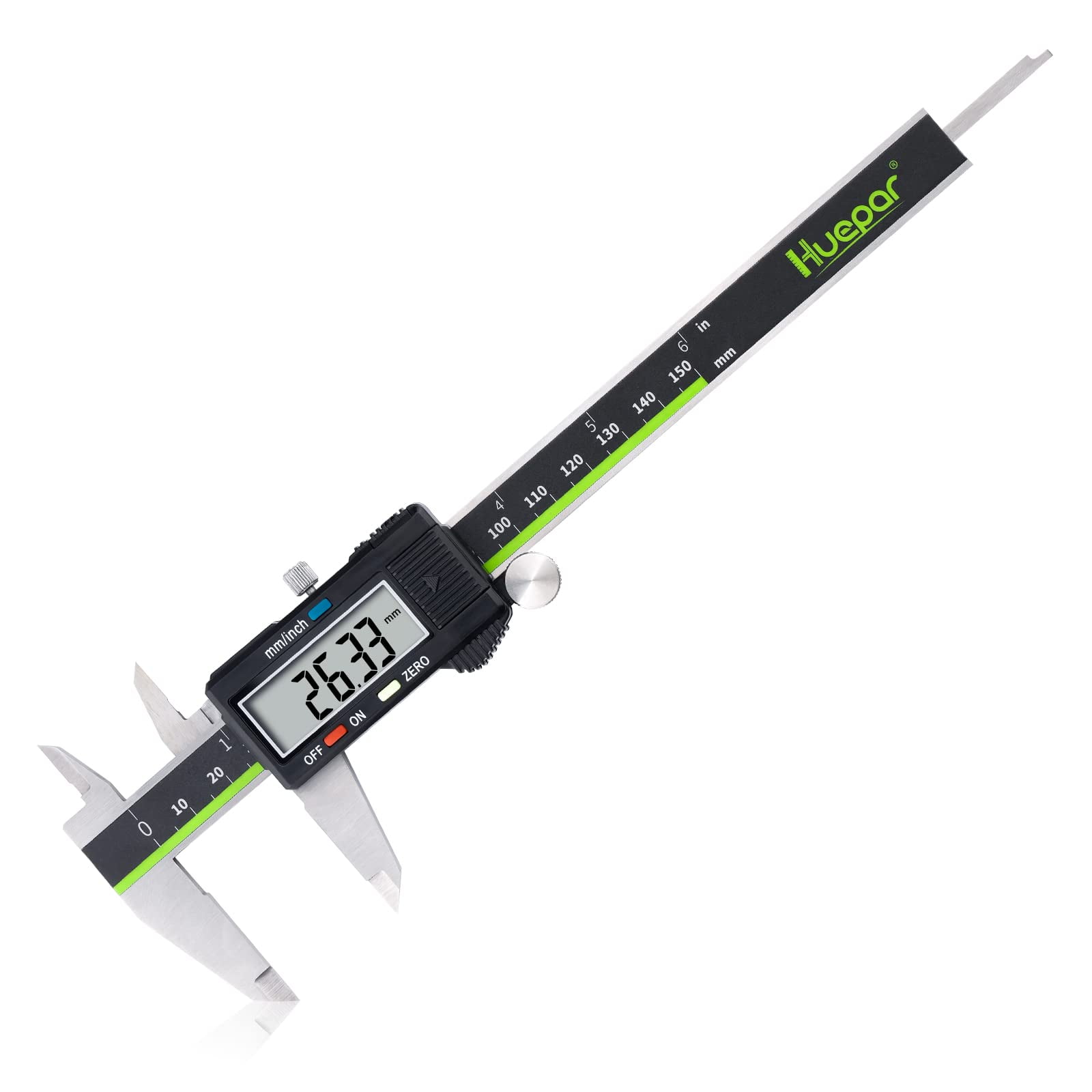 Digital Caliper Measuring Tool, Stainless Steel Vernier Caliper