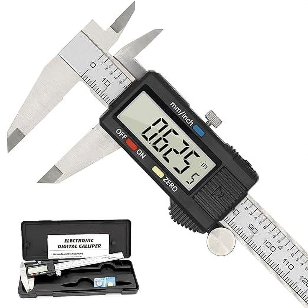 Digital Caliper Precise Measuring Tool, Vizbrite 6 inch