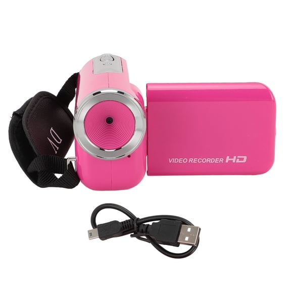 Digital Camcorder With Microphone  Anti,Shake, <span Style="background:red"></span> Clear 16MP Photos  1080P Videos Easily
