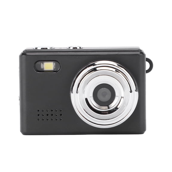 Digital Camera 1080P 12MP HD Portable Camera with 0.96 Inch Display Screen for Cycling Mountaineering Pet Record, Black