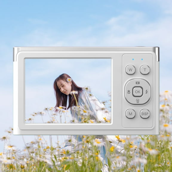 Digital Camera,1080P Camera Vlogging Camera Video Camera LCD Screen 16X Digital Zoom 50MP Rechargeable Point And Camera