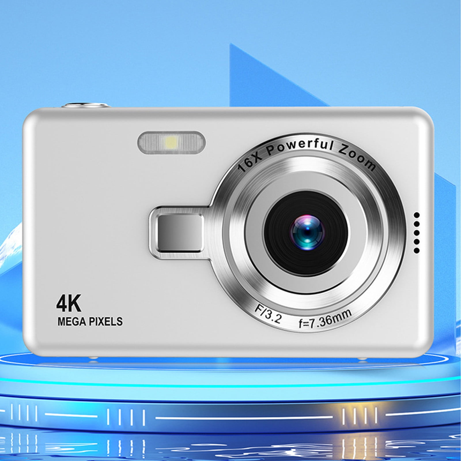 Digital Camera 1080P, Gaqring 48MP Electronic Stabilization Portable Teen Camera, 16X Digital Zoom Night Vision CCD Camcorder for Photography Beginners Kids