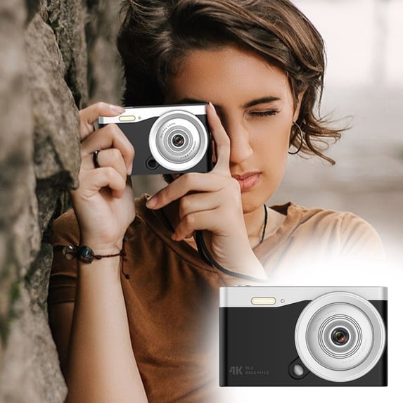 Digital Camera 1080P HD Photography Supports Up To 48MP Electronic Stabilization 16X Digital Zoom CCD Student Portable Camera