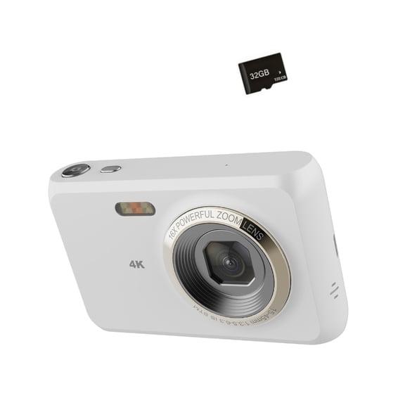 Digital Camera 16X 48MP Video Anti Shock Build Ideal For School Event Campus Camera Durability