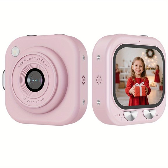 Digital Camera, 2.01in LCD Screen, 48MP 1080P, DSLR-Style CMOS Compact Camcorder, Lightweight Handheld Video Recorder, Easy Operation, Sturdy Portable Design
