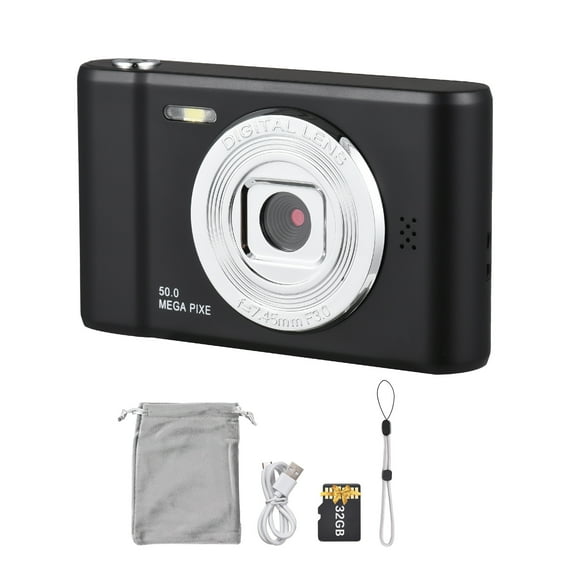 Digital Camera,2.4 Inch Screen Lens 2.4 Inch 1080p Camera Video Battery With Tf Dual Lens 2.4 With Tf Birthday Video Camera 50mp Inch Screen 8x 50mp Dual Lens Built-in Battery With
