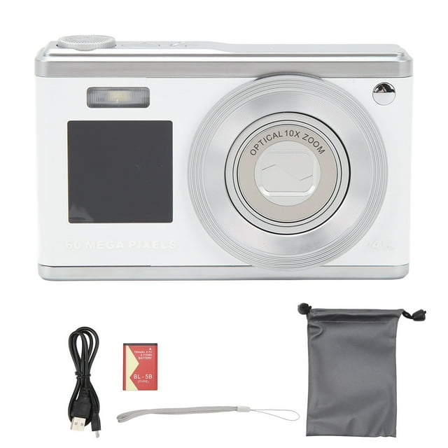 Digital Camera 2.88in IPS Screen Anti Shake 10X Optical Zoom 750mAh ...