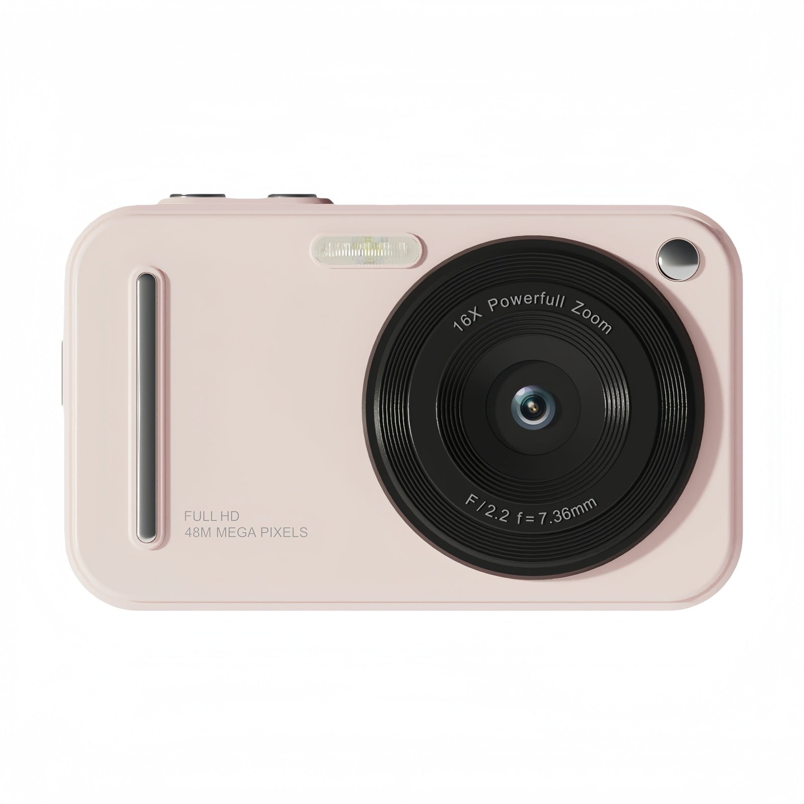 Digital Camera 48MP 16x Zoom with Anti-Shake, Portable Compact Camcorder for Beginners, Photography & Video Recording（32GB of built-in memory）
