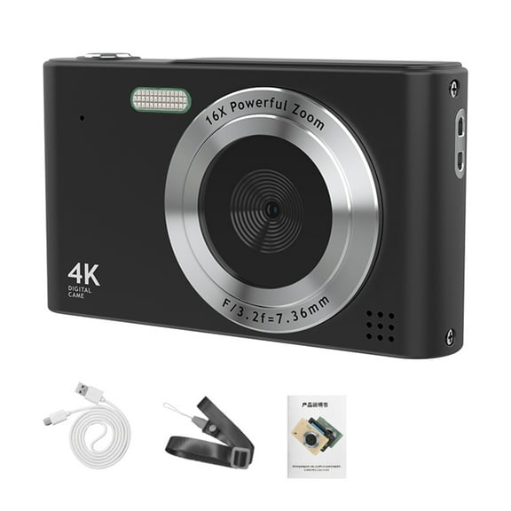 Digital Camera,4k Camera 48mp 16x -shake Beauty Screen 16x -shake Video Camera 2.4 Inch Screen 16x Camera 2.4 Inch Built-in Battery 2.4 Inch Screen Beauty Built-in