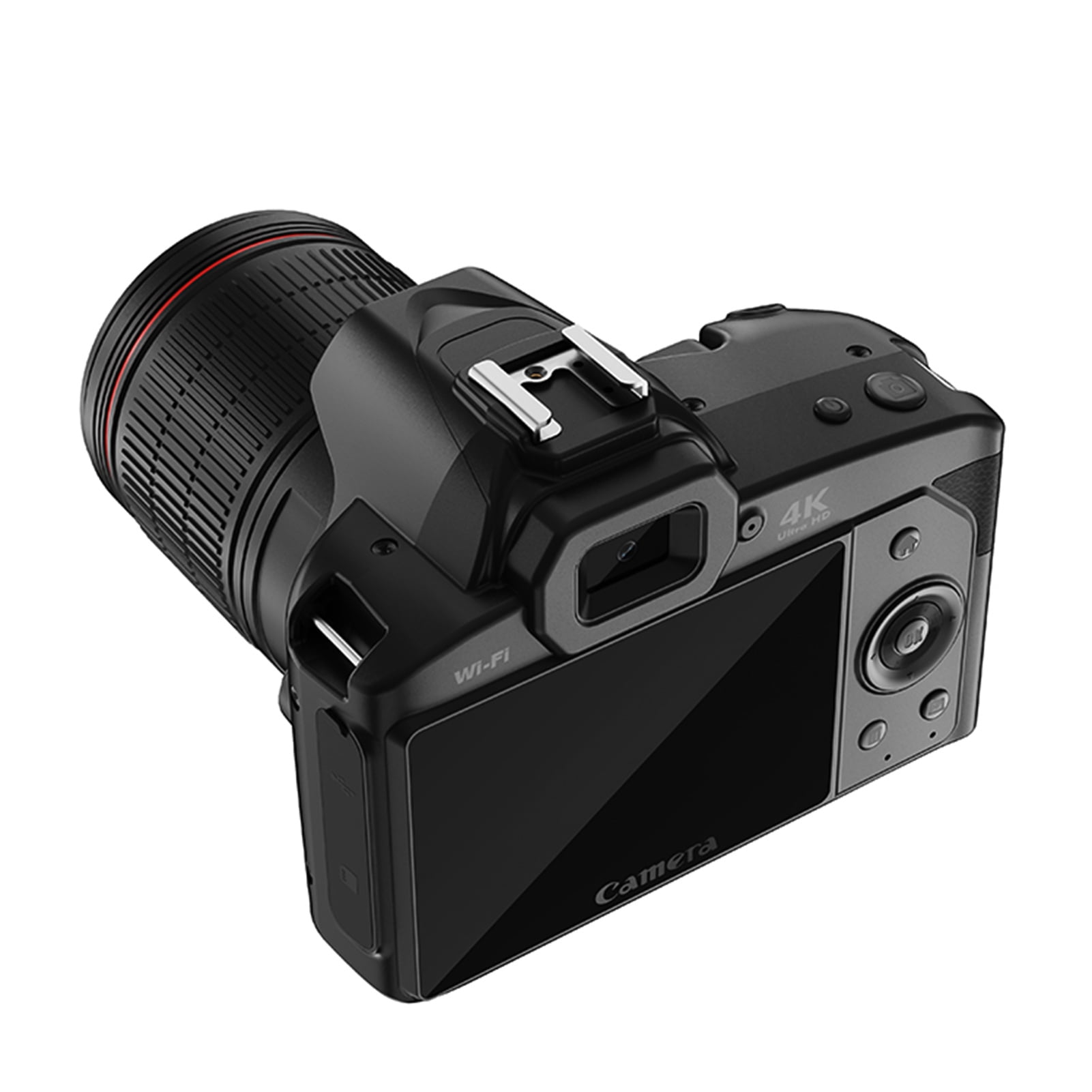 Digital Camera,4k Camera Wifi Screen 16x -shake Lens 3 Inch 3 Inch Ips 16x -shake Vision Video Camera Dual Filters Birthday Festival Built-in Battery Beauty Camera Wifi Video