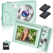Digital Camera Autofocus 1080P, 48MP Webcam Point and Shoot Camera Retro style, Gifts for 8-15 Year