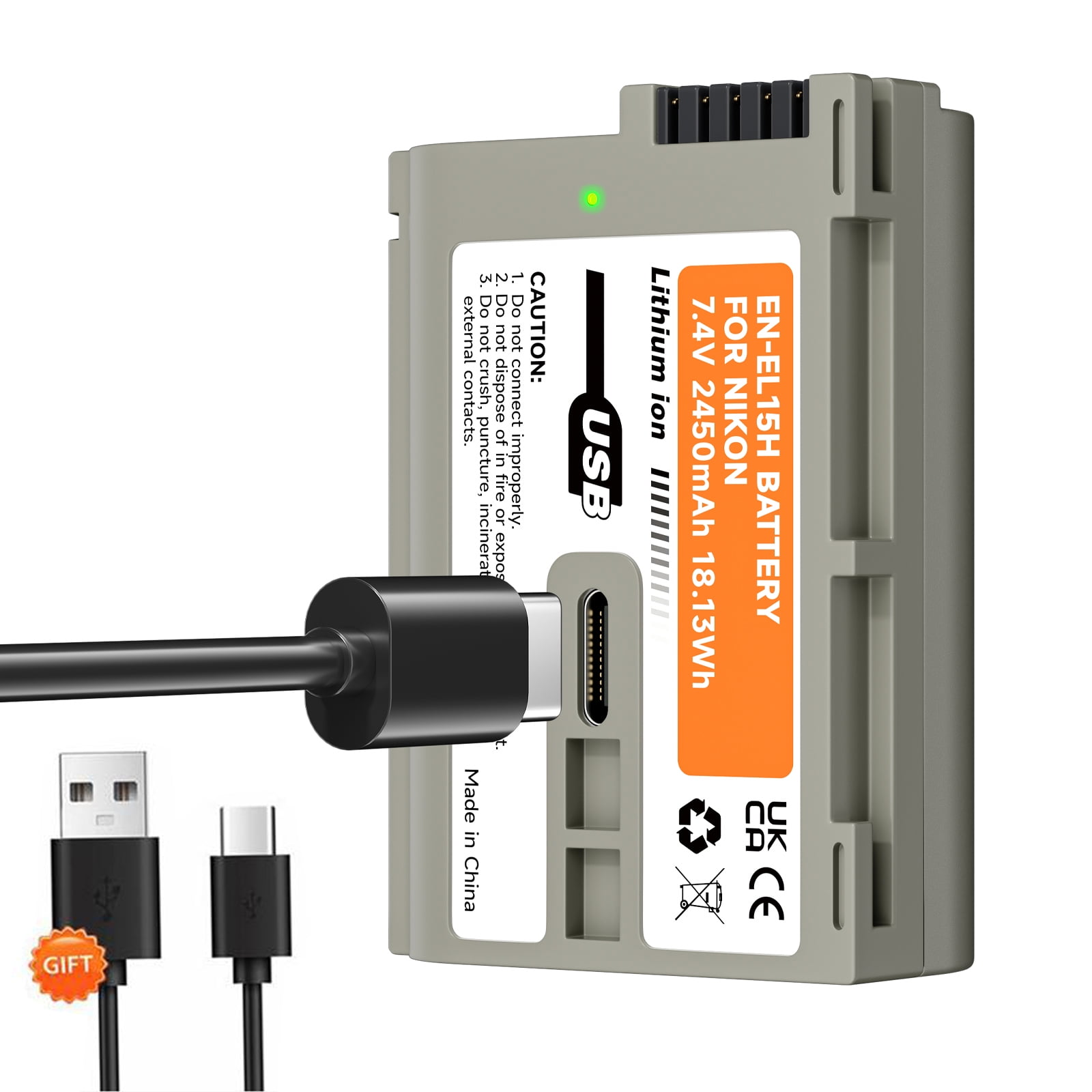 Nikon D7500 Battery Replacements and Packs