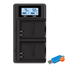 Digital Camera Battery Charger BLN 1 PS-BLN1 Dual USB charger for Olympus OM-D E-M1 E-M5 Mark II PEN-F E-P5 EM1 EM5 PENF EP5