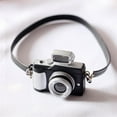 thumbnail image 1 of Digital Camera Black with Lanyard Dollhouse Miniatures Decoration Accessories for Dolls Option 2, 1 of 10