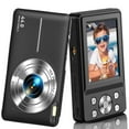 thumbnail image 1 of Digital Camera HD 1080P 16X Digital Zoom with 2.4 Inch LCD Screen Compact Point and Shoot Camera Beginner Camera-Black, 1 of 7