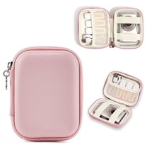 Digital Camera Case Compatible with CAMKORY/for KODAK PixPro FZ45/55 /for Lecran/for VAHOIALD FHD 1080P/for Nsoela, Small (Pink)