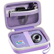 Digital Camera Case Compatible with for Canon Compact Hard Case, Purple, 1 Count, New