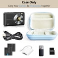thumbnail image 1 of Digital Camera Case Compatible with Camkory/For Pixpro/For /For Vahoiald/For 285 Hs Small Travel Cameras Storage Holder for Accessories Sd Cardhyrbekcamera Accessories Storage Box Sky Blue, 1 of 6