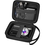 Digital Camera Case Compatible with VAHOIALD FHD 1080P/ for CAMKORY Digital Point and Shoot/for KODAK PIXPRO FZ45-BK 16MP Vlogging/for IWEUKJLO/for Nsoela, Holder for SD Card More- Black Box Only