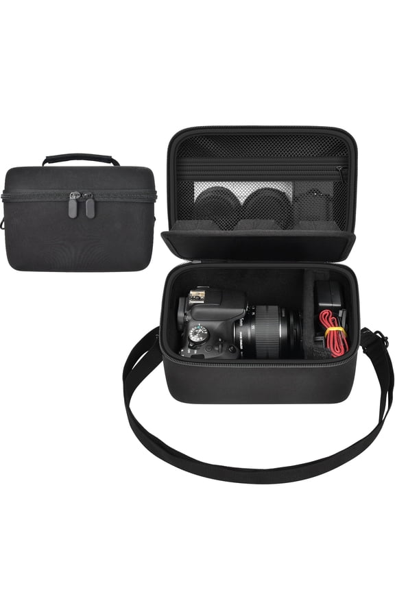 Digital Camera Case Compatible with Canon EOS Rebel T7/ 90D/ 4000D/ T100 DSLR Cameras (Box Only)