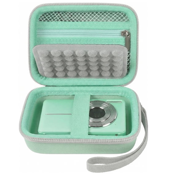 Digital Camera Case for CAMKORY/for Kodak Pixpro/for VAHOIALD. Vlogging Cameras Storage Holder for Accessories (Box Only) - Green