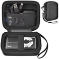 thumbnail image 1 of Digital Camera Case for VAHOIALD FHD 1080P/ for KODAK PIXPRO FZ45-BK 16MP Vlogging, Holder for SD Card More-Black (Box Only), 1 of 8