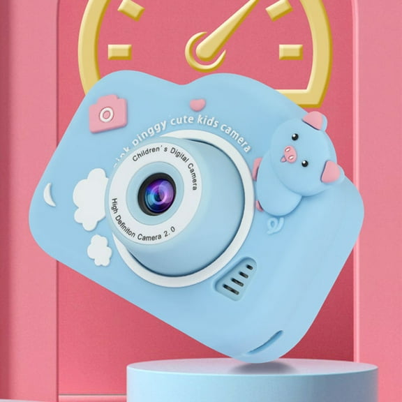 Digital Camera Clearance, Children's Digital Camera High Definition Mini Camera Can Take Pictures Video Front And Rear Cameras Birthday Present Educational Toy Record Childhood