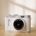 thumbnail image 1 of Digital Camera, Czzoypi 1280x1080P HD Front Rear Dual Cameras, 8X Zoom 2.4 Inch Screen Portable Camcorder with Flash OTG Transmission, White, 1 of 7