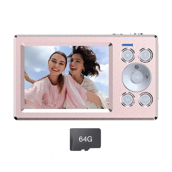Digital Camera Double Screens 5000W High Resolution Student Photography Device
