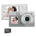 thumbnail image 1 of Digital Camera Double Screens 5000W High Resolution Student Photography Device, 1 of 14