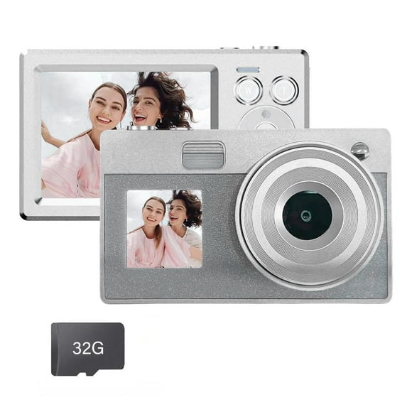 Digital Camera Double Screens 5000W High Resolution Student Photography Device