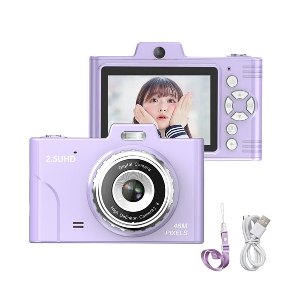 Digital Camera,Dual Lenses 8 Tf Ccd Camera 2.8-inch Tft Screen 48mp Dual 1080p Camera 48mp Lenses 8 Optical With 2.8-inch Tft Camera 1080p Camera With 2.8-inch Optical Support Tf Bosnyyds