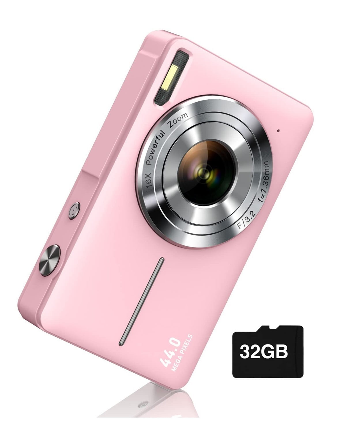 Digital Camera, FHD 1080P Camera, Digital Point and Shoot Camera with 16X Zoom Anti Shake, Compact Small Camera for Boys Girls Kids