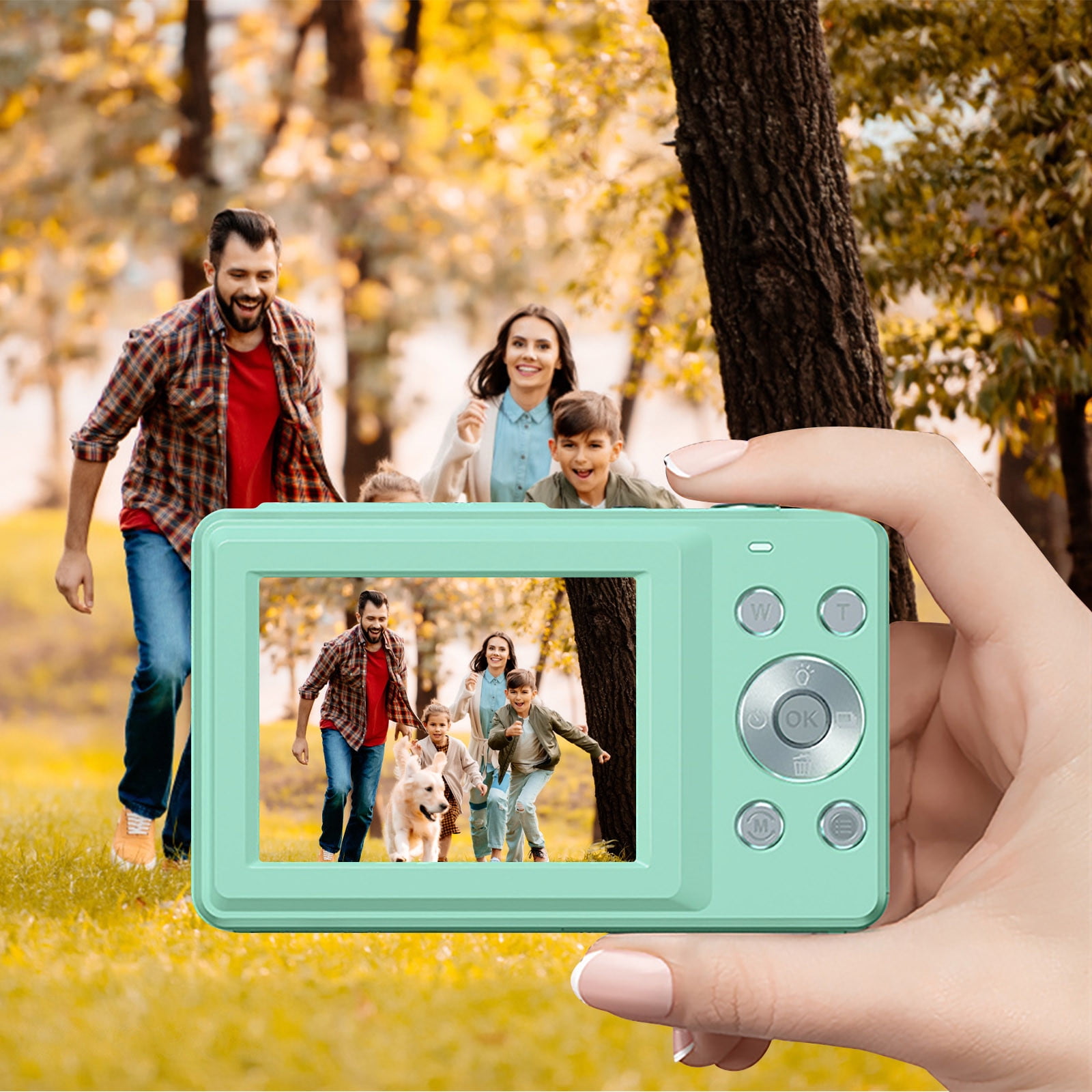 Cámara digital FHD 1080P cámara digital de punto y disparo para niños cámara  de vlogging de 44 MP con zoom de 16 x antivibración cámara compacta – Yaxa  Colombia
