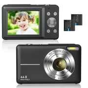 Digital Camera, FHD 1080P, Digital Point and Shoot, 44MP for Vlogging with Anti Shake 16X Zoom, Compact, Small for Kids Boys Girls Teens Students Seniors