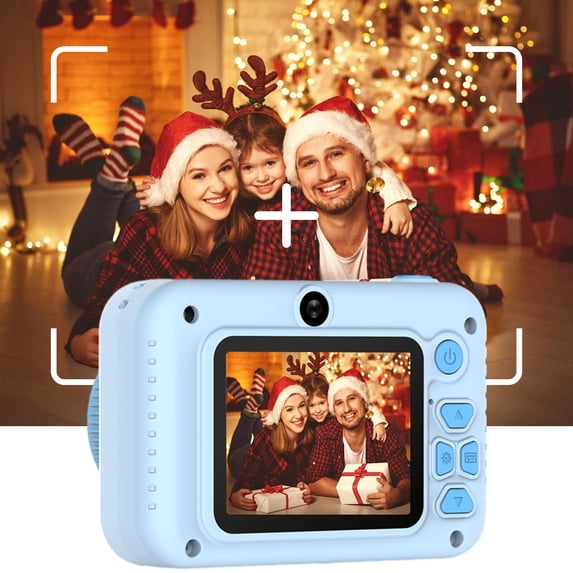 Digital Camera,HD Mini 2.0 Inch Portable Camcorder 2000W Dual Lens Shooting,Built-In Filter Selfie Face Detection 64GB Expandable Lightweight Pocket Outdoor Travel Landscape Photography Device