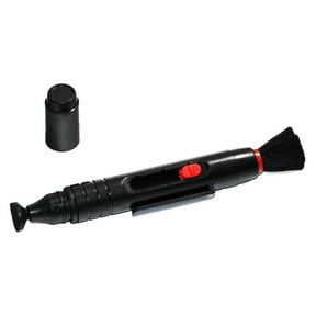 Digital Camera Lens Cleaning Pen Brush Dust Fingerprint Remover Portable ABS Cleaner Tool for DSLR Cameras Lenses Optical Devices Professional Photography Accessories Black 10x10x3cm