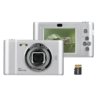 Digital Camera,Screen 8x Built-in Dual Lens 2.4 8x Built-in Battery 50mp Dual Lens Inch Screen 8x Video Camera 50mp Battery With Tf Birthday Festival Kids Camera 50mp Dual 1080p Camera Video